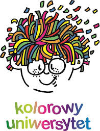 logotyp akcji Kolorowy uniwersytet