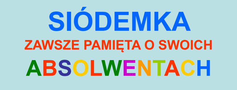 Nagłówek artykułu - absolwenci Siódemki.